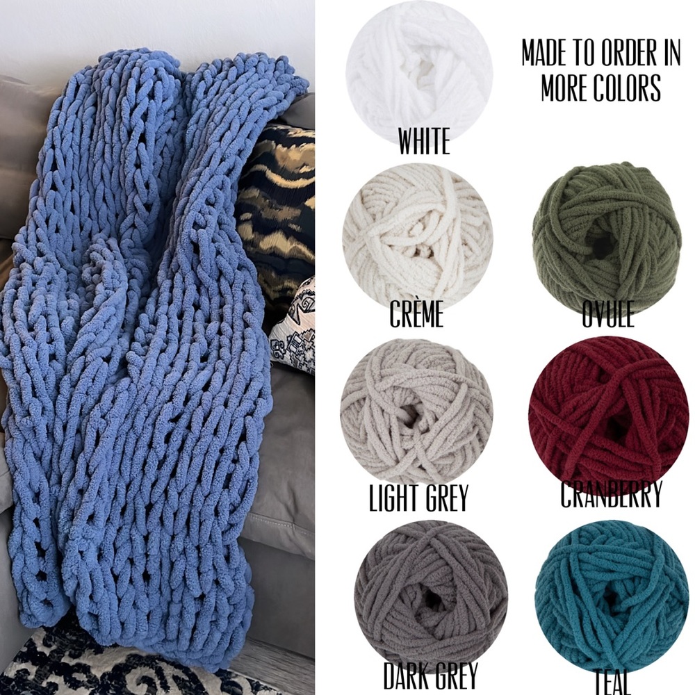 HANDMADE Queen size throw
